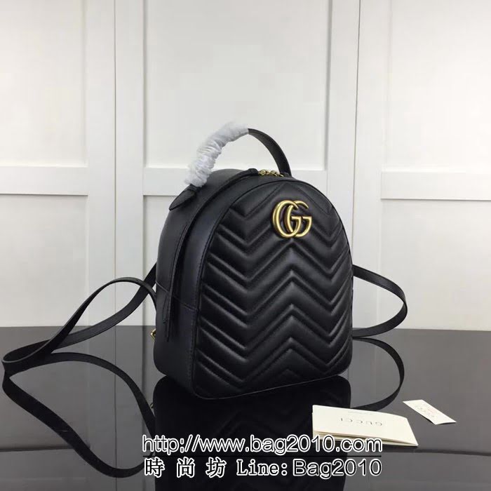 GUCCI古馳頂級原單 新款GUCCI高仿新款專櫃品質 實物實拍 476671克色雙肩背包 HY1191